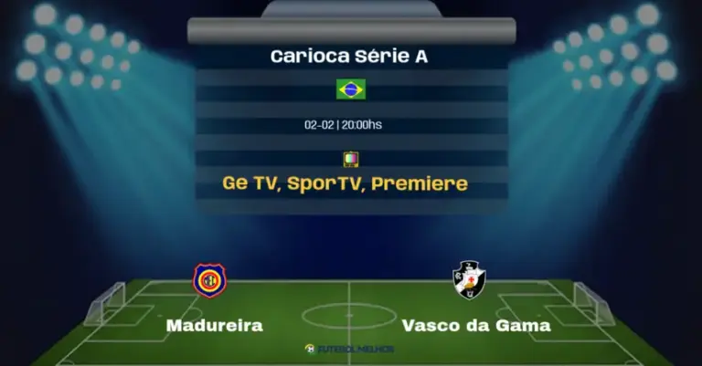 Madureira x Vasco da Gama: Onde assistir, Canais de transmissão e horário: Carioca Série A