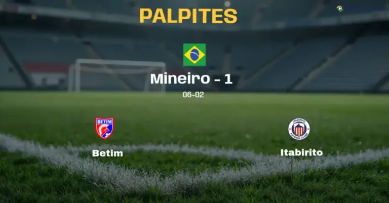 Palpite e Prognóstico Betim x Itabirito: estatísticas e análise do confronto (Mineiro – 1)