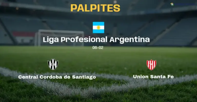 Palpite e Prognóstico Central Cordoba de Santiago x Union Santa Fe: estatísticas e análise do confronto (Liga Profesional Argentina)