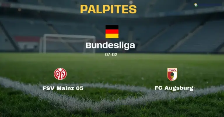 Palpite e Prognóstico FSV Mainz 05 x FC Augsburg: estatísticas e análise do confronto (Bundesliga)
