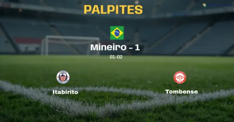 Palpite e Prognóstico Itabirito x Tombense: estatísticas e análise do confronto (Mineiro – 1)