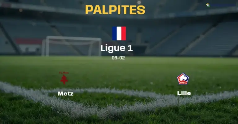 Palpite e Prognóstico Metz x Lille: estatísticas e análise do confronto (Ligue 1)