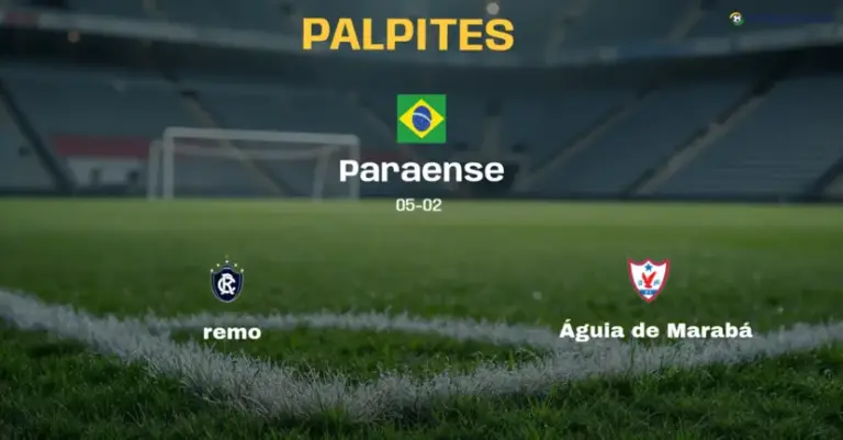 Palpite e Prognóstico remo x Águia de Marabá: estatísticas e análise do confronto (Paraense)