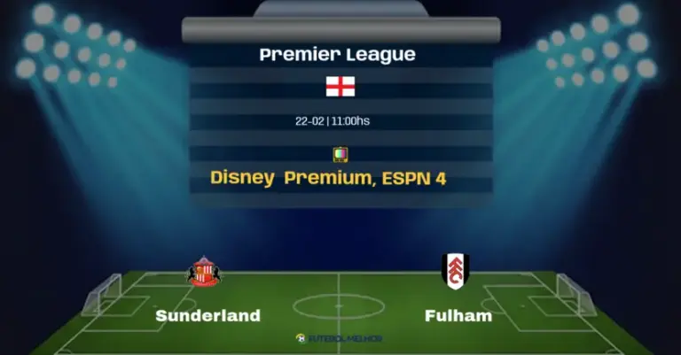Sunderland x Fulham: Onde assistir, Canais de transmissão e horário: Premier League