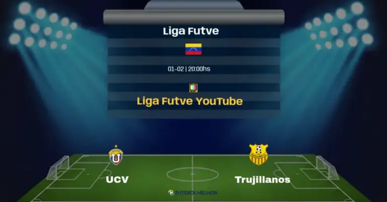 UCV x Trujillanos: Onde assistir, Canais de transmissão e horário: Liga Futve