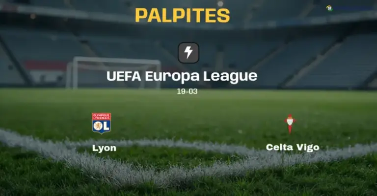 Palpite e Prognóstico Lyon x Celta Vigo: estatísticas e análise do confronto (UEFA Europa League)