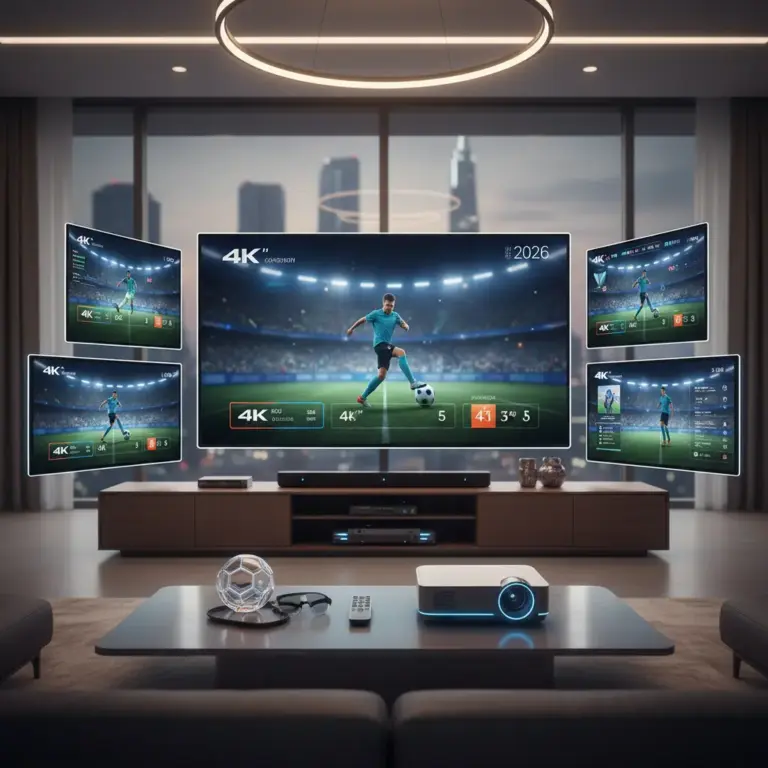 As 5 Melhores Smart TVs para Assistir Futebol em 4K em 2026