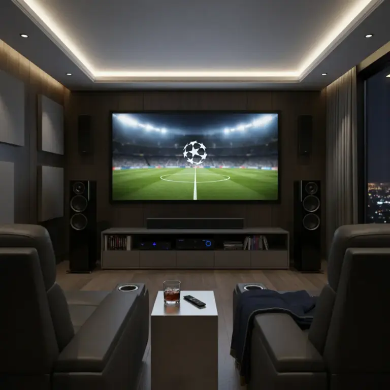 Home Theater Perfeito para Champions League: Guia Completo